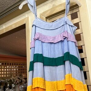 Crown and Ivy Girl Dress colorful size 16 large $20